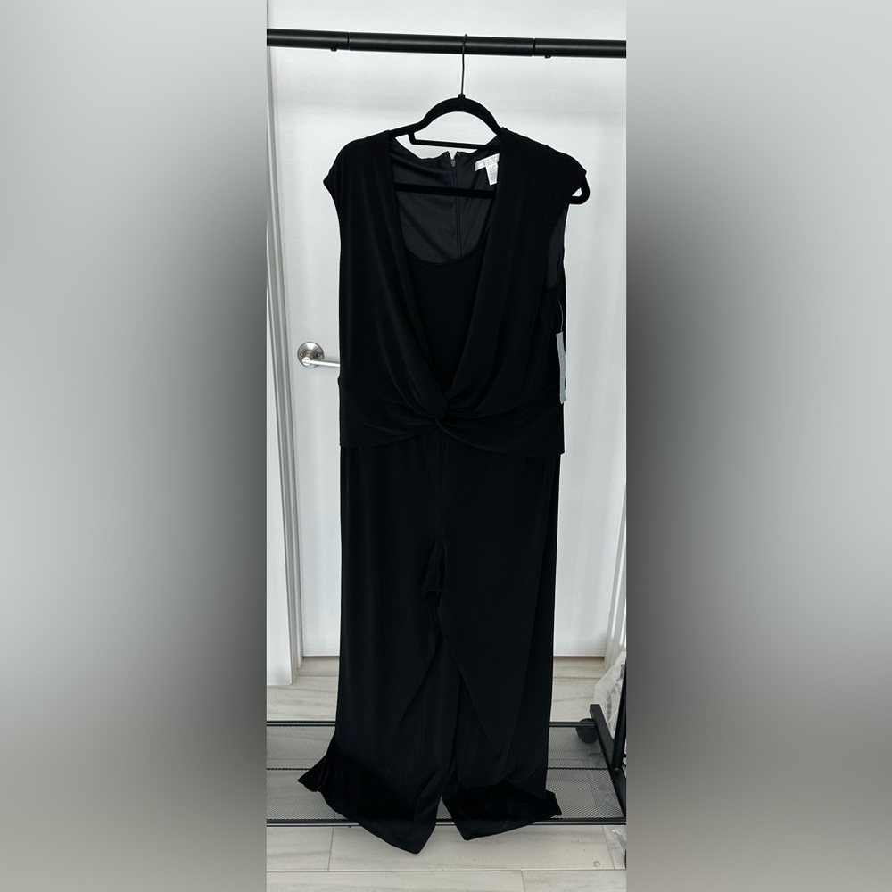 NWT | London Times Jumpsuit | Black | 14W